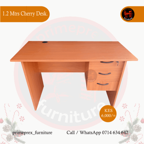 1.2Cherry-min 1.2m Cherry Wood Finish Office Desk