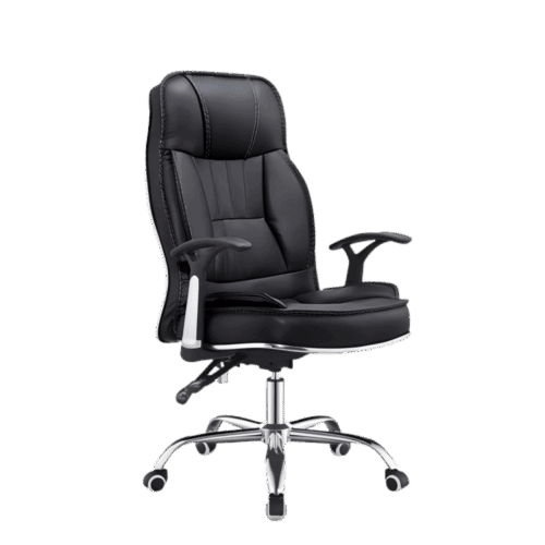 leather Black Leather Executive Office Chair