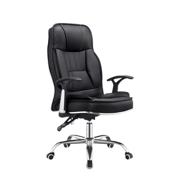 Black Leather Executive Office Chair