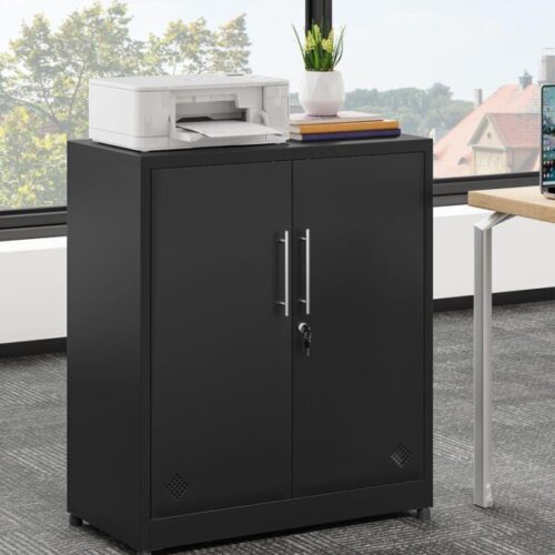 Modern 2-Door Wooden Cabinet